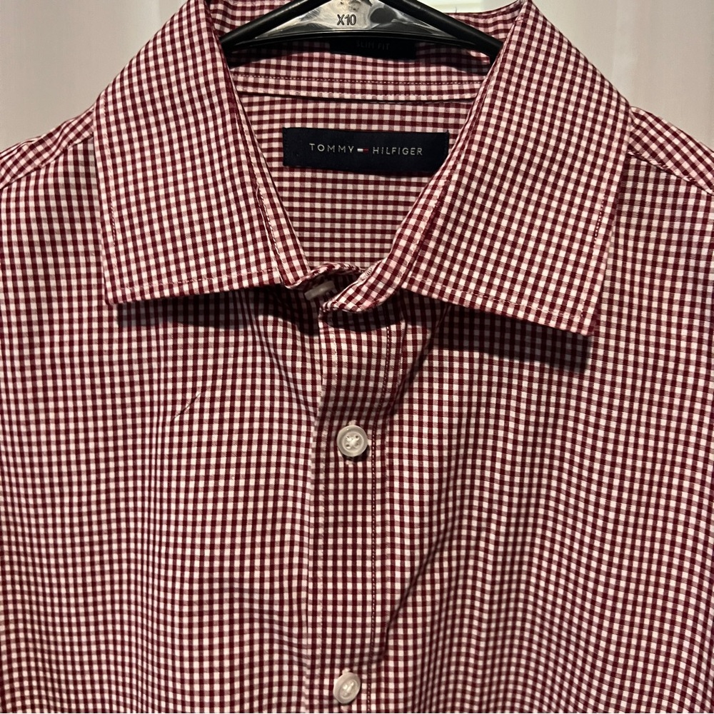 Tommy Hilfiger | Micro Gingham Button-Down Long Sleeve | Men’s Size M